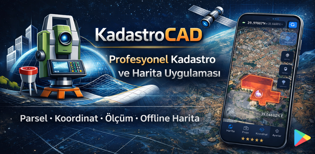 KadastroCad Uygulaması Nasıl Kullanılır?
